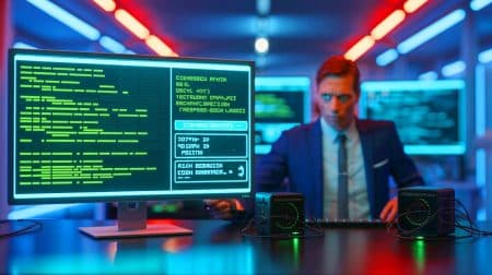 Illustration de la mise en évidence des failles de sécurité dans ChatGPT par des experts en cybersécurité.