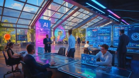 Illustration de l'intégration de Mirage AI dans l'automatisation et la création de contenu multimodal.