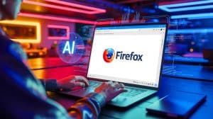 Illustration de l'intégration de l'intelligence artificielle dans le navigateur Firefox.
