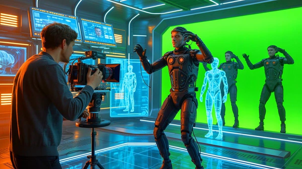 James Cameron face à l’horreur de l’IA : comment l’intelligence artificielle bouleverse le cinéma et notre avenir Illustration de James Cameron exprimant ses réserves face à l'IA générative dans l'industrie cinématographique.