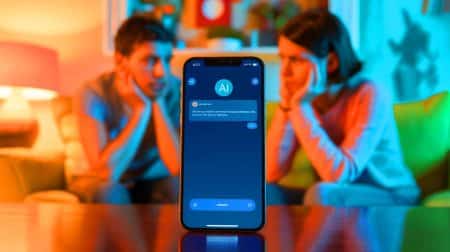 Illustration de l'impact des notifications d'IA sur la vie après la mort d'une adolescente.