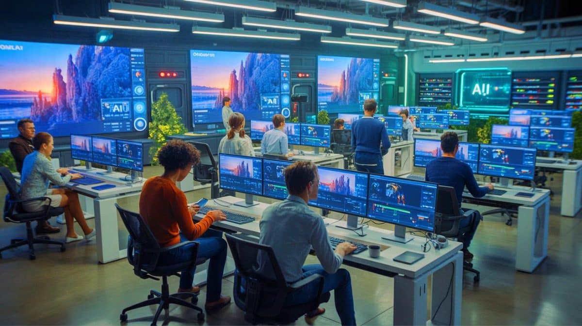 Linah AI transforme la création vidéo : découvrez comment automatiser vos contenus pour toucher votre audience efficacement Illustration de l'impact de l'Intelligence Artificielle Agentique de Linah AI sur la création vidéo automatisée.