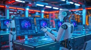 Illustration de l'annonce d'une intelligence artificielle générale par la startup japonaise Integral AI.